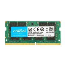 [해외] Crucial 4G 8G 16G RAM 단일 DDR4 2133MTs PC4-17000 노트북용 260핀 1.2V CL15 메모리, 2G 2133HMZ
