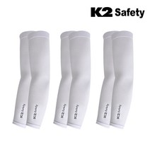 K2 K-라인 쿨토시 3개 세트 여름 골프 팔토시 자외선차단 등산, 화이트