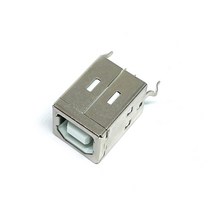 USB-B 2.0 커넥터 암타입 4핀 DIP 단자 HAC1017