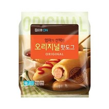 청정원 쫀득쫀득 오리지널 핫도그 냉동 10개입 750g 육즙 어린이간식 가정간편식 자취음식, 50세트