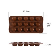 와플 초콜릿 금형 실리콘 퐁당 제과점 캔디 바 케이크 Bakeware 메이커 주방 베이킹 액세서리, 15-B