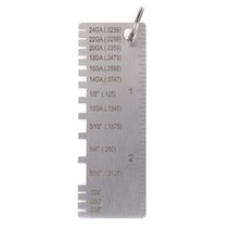사냥 망원경 적외선 야투경 캠핑 가죽 Flim 종이에 대 한 1PCS 금속 두께 게이지 010mm 다이얼 종이 측정기, 1