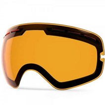 ZIONOR X 스키 스노우보드 고글 교체 렌즈, X Clear Orange Lens Vlt 78%