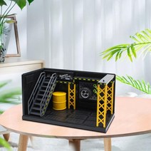 다이캐스트 주차장 자동차모형 토미카 디오라마 전시미니어처 장면 디오라마 장식용 26, 없음