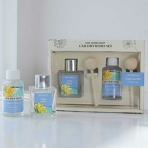 [KT알파쇼핑]더 허브샵 차량용 디퓨저 선물세트 50ml+50ml 자동차 드라이브, 더허브샵 차량용 디퓨저 선물세트 50ml/클린코튼