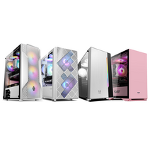 PC온스튜디오 게이밍 컴퓨터 조립PC 화이트 핑크 롤 피파 오버워치2 발로란트 서든 로스트아크 배그 아이온 게임용 데스크탑 본체, 게이밍 - CG04, 04. SSD 500GB 변경 + RAM 16GB 변경, CASE - 01