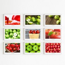 바인 행운의사과 알루미늄액자 A4 20종, 무광화이트/04