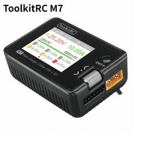 아두이노서보모터 ToolkitRC-M7 200W 10A DC 밸런스 충전기 방전기 1-6S Lipo 배터리용 전압 서보 검사기 포함 ESC 테스터 수신기 Si, 1개