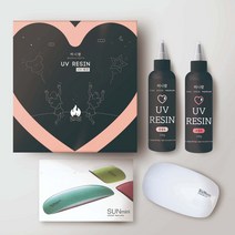 [리니팜] 국내산 안전인증 UV레진 크리스탈레진 크리스탈 레진아트 중점도 고점도 용액 주제 경화제 레진공예 몰드 키링 재료, 중점도 100g