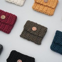 마들렌 카드 지갑 -코바늘 키트/ 카드지 그레이베이지