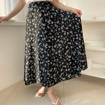 우드피카 여성용 플라워 롱스커트