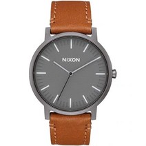 NIXON 547506 닉슨 포터 가죽 A1058 50m 방수 남성용 시계 2018mm 밴드 40mm 면
