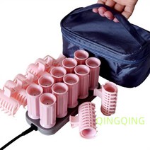 헤어롤셋팅기 휴대용 전기헤어롤 열셋팅기 고데기 Wstug 증정, B, 상품선택