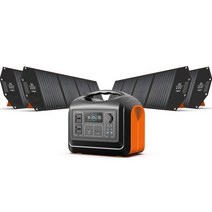 캠핑용발전기 소형발전기 휴대용 저소음 발전기 야외 캠핑용 태양열 발전소 100W 14Wh 4x100W, [03] Universl Plug