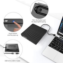 블루레이odd 블루레이플레이어 외장ODD USB 3.0 외장 DVD RW CD 라이터 드, 한개옵션0