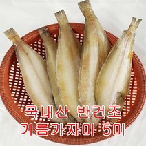 국내산 반건조 기름가자미/물가자미/미주구리 3미~5미, 중 3미(머리 내장X)