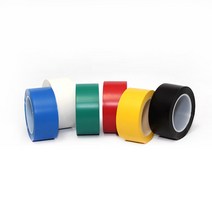 PVC 라인테이프 50mm 체육관바닥 우레탄코트 배드민턴 테니스 핸드볼 농구 족구 배구 5cm, 초록