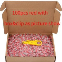 자동스위치 토클스위치 DIY스위치 DIY 커넥터 10100200pcs 열 수축 솔더 방수 튜브 슬리브 버트 스플 라이스 자동, YC001218 1