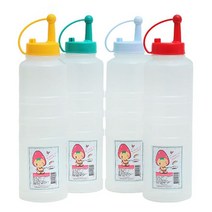 에이엘에스 잠금방식케찹병(왕대)700ml 투명케챱병 케찹병 소스병 겨자병, 1개