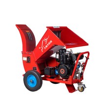 나무파쇄기 농기계 소형 파세기 나뭇가지 목재 톱밥, 트랙션 가솔린 190 전기 시동