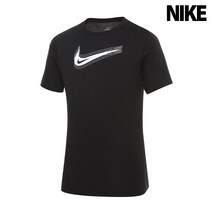 [나이키] 키즈 반팔티 U NSW 스우시 블랙 DC7797-011