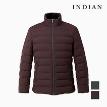 [INDIAN] 남성 에리 지퍼 디테일 캐주얼 다운 점퍼