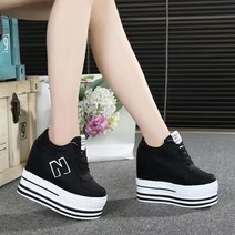 Mayfox 캐주얼 웨지 운동화 키높이 송편창 11cm 여성 스니커즈 AL-0049