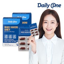 데일리원 전소민 루테인 지아잔틴 오메가 1050mg 30캡슐, 2통