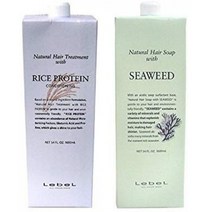 [클래식 세트] 르벨 (LebeL) 내츄럴 헤어 비누 위즈 SW (시위 1600ml) & 내츄럴 헤어 트리트먼트 위드 RP