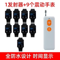 호출벨 노인 응급 주문벨 콜벨 진동벨 식당 비상벨 무선, I. 송신기1개+알람시계세트9개