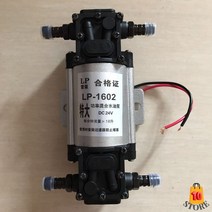 다이아프램 다이어 12V 24V 물 오일 세차 전동 펌프, 24V 듀얼