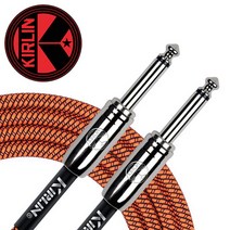 컬린 기타 케이블 Entry Woven Instrument 3m IWCC-201PN GRA, Kirlin Entry Woven Instrument Cable 3m
