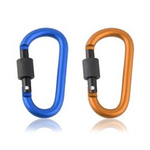 넷피엑스 파이커택티컬 77mm 장비걸이 락 비너 2개 1세트, Orange 2개