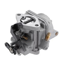 선외기 호환 모터 보트 기화기 Assy 4 스트로크 Tohatsu/Nissan/Mercury Outboard Motor Boat Marine, 01 Silver