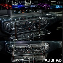 ArtX 아우디 A6 2011이전 미니 2단 차량용 무중력테이블 컵홀더 스마트폰 핸드폰 거치대, 컵홀더 타잎, 블루, 네비미장착차량