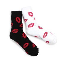 인타입 삭스 키스 스트릿 여성 패션 양말