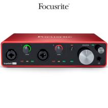포커스라이트 스칼렛 4i4 3G - 3세대 USB-C 오디오 인터페이스