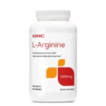GNC 엘 아르기닌 1000mg 180정 (캐플렛) L Arginine 180cts, 1병, 0.6lb