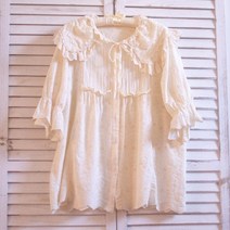 우리들의 블루스 한지민 박주미 박나래 공효진 배다빈 한혜진st 레이스 화이트 공주풍 셔츠 블라우스