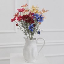 8colors 조화 실크플라워 소품 코스모스 가을꽃 인테리어 들꽃 조화꽃, 제품선택:코스모스조화(핫핑크)