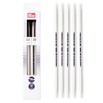 독일 Prym 프림 인체공학 장갑바늘 20cm 5pc / 1set 양말바늘 뜨개바늘, 1개