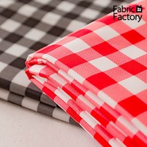 방수천 원단 천 대폭 210T 타프타 폴리에스터 12mm체크 5종 ANS, ANS 601 핑크