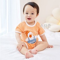스타존 캐릭터 유아용 신생아 우주복 바디슈트 실내복 아기옷 아기내복 반팔