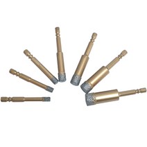 킹 KING 다이아몬드 육각 융착 코어비트 8종 타일기리 대리석 유리 포세린 세라믹, 8MM