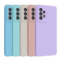 카메라쉴드 컬러 슬림 젤리 실리콘 케이스 삼성 갤럭시 A32 점프 A32 5G A52s