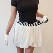 보기플레이 골프치마 스커트 여성 골프 웨어 주름 밴딩 플리츠 바지 큐롯 플레이부