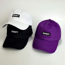 코코로맨틱 사각 레터링 컬러풀 볼캡 모자