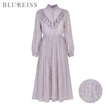 [블루레이스] 프릴플라워나염플리츠원피스_B2S1OP3131