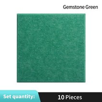 가정용방음부스 방송방음부스 방음제 10pcs 2022 새로운 홈 액세서리 스튜디오 액세서리 방음 패널 고밀도 음향 방음 내부 문, 보석 녹색, 8mm 중간 밀도