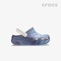 크록스 큐티 크러쉬 클로그 토들러 키즈 샌들 화이트 멀티 CROCS 208302-94S
